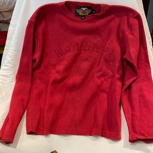 Red Harley Davidson sweater . Small